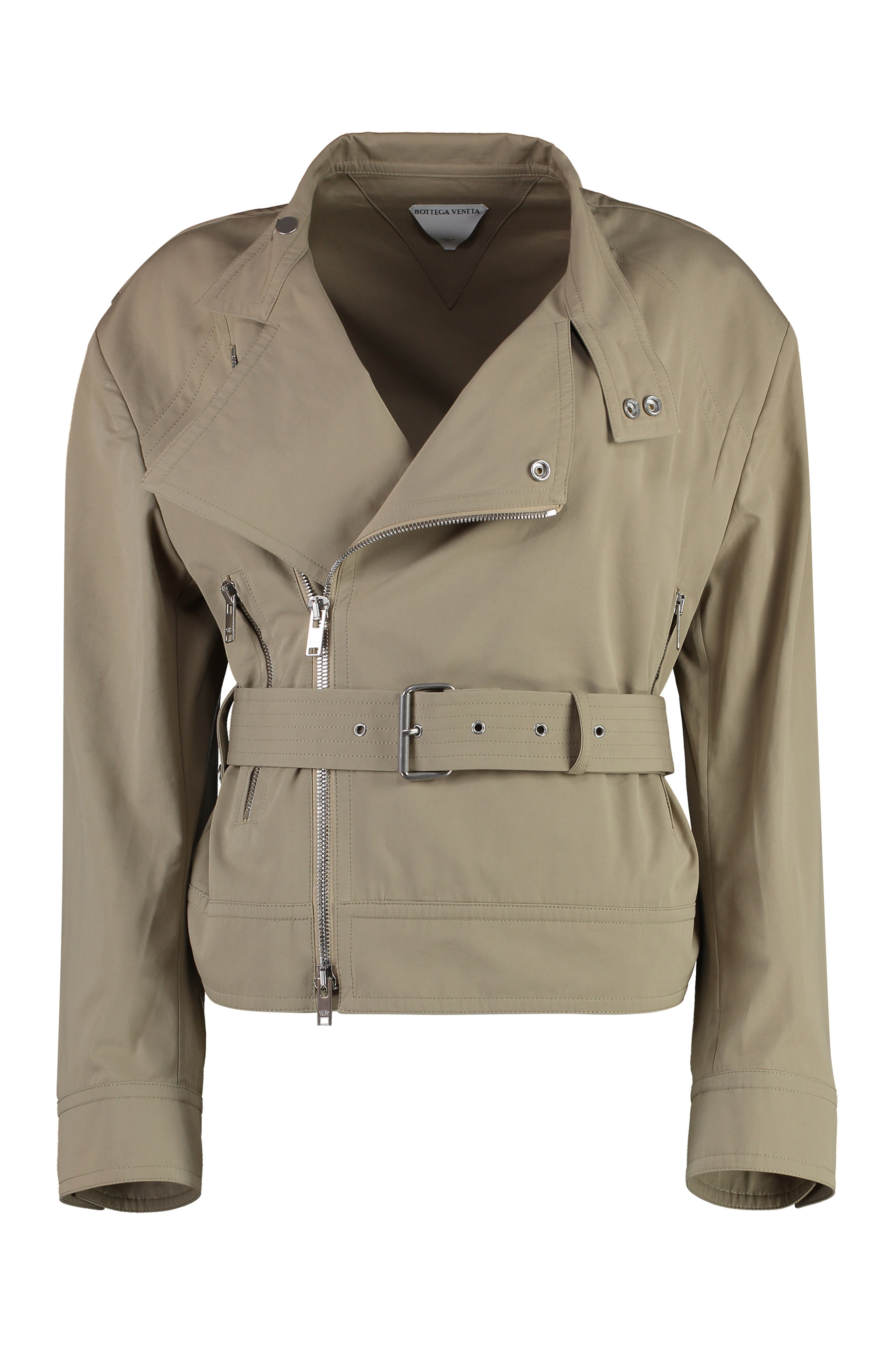 Zippered cotton jacket