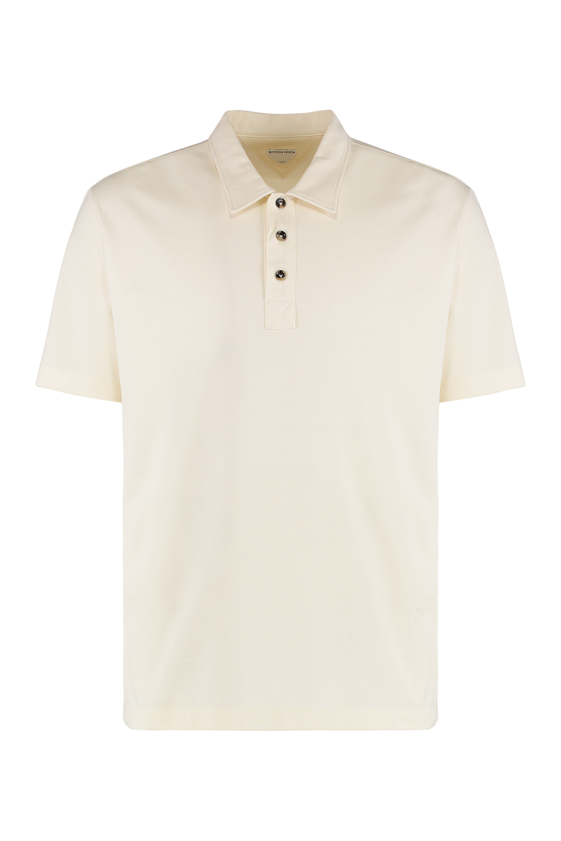 Cotton-piqué polo shirt
