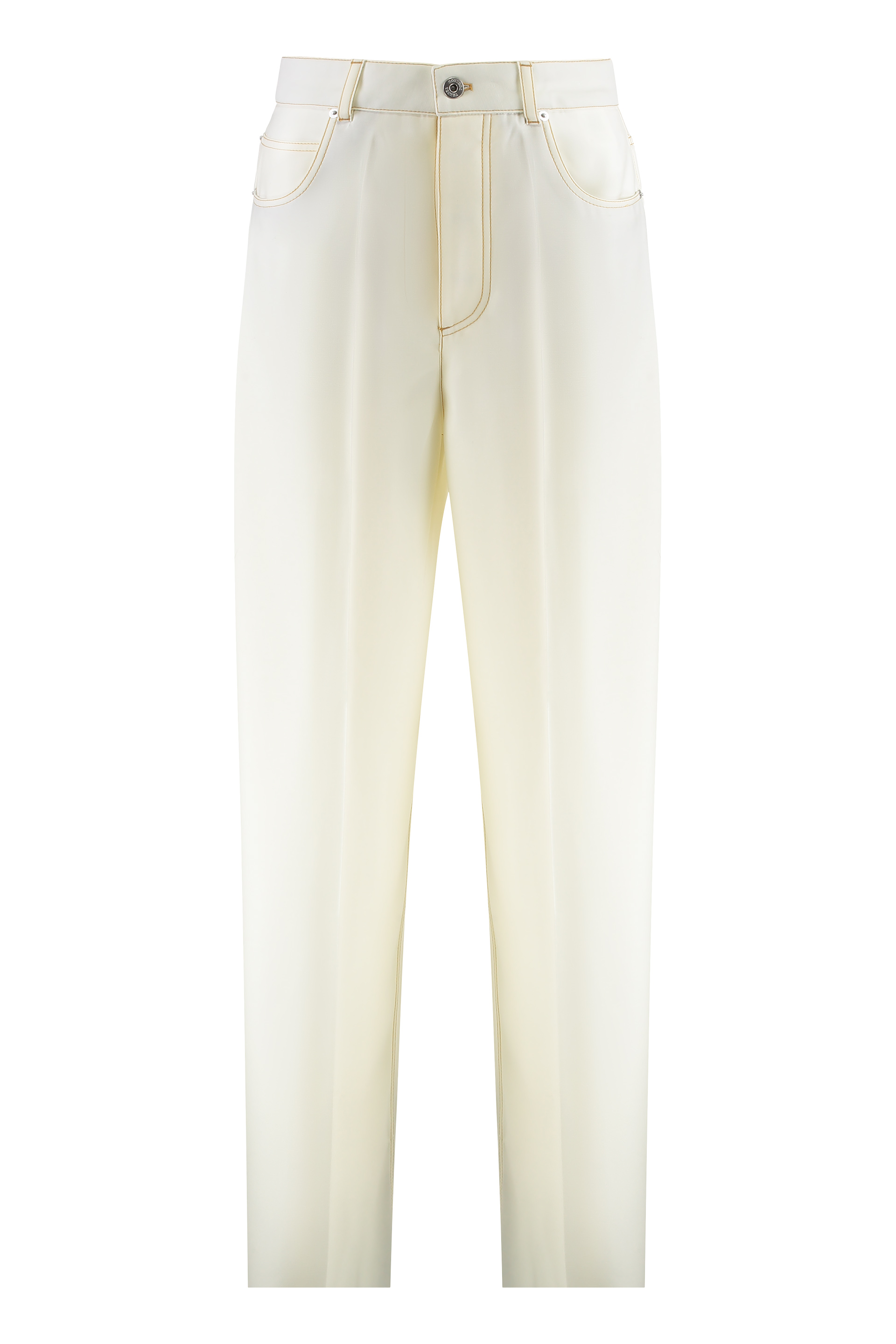 Wool wide-leg trousers