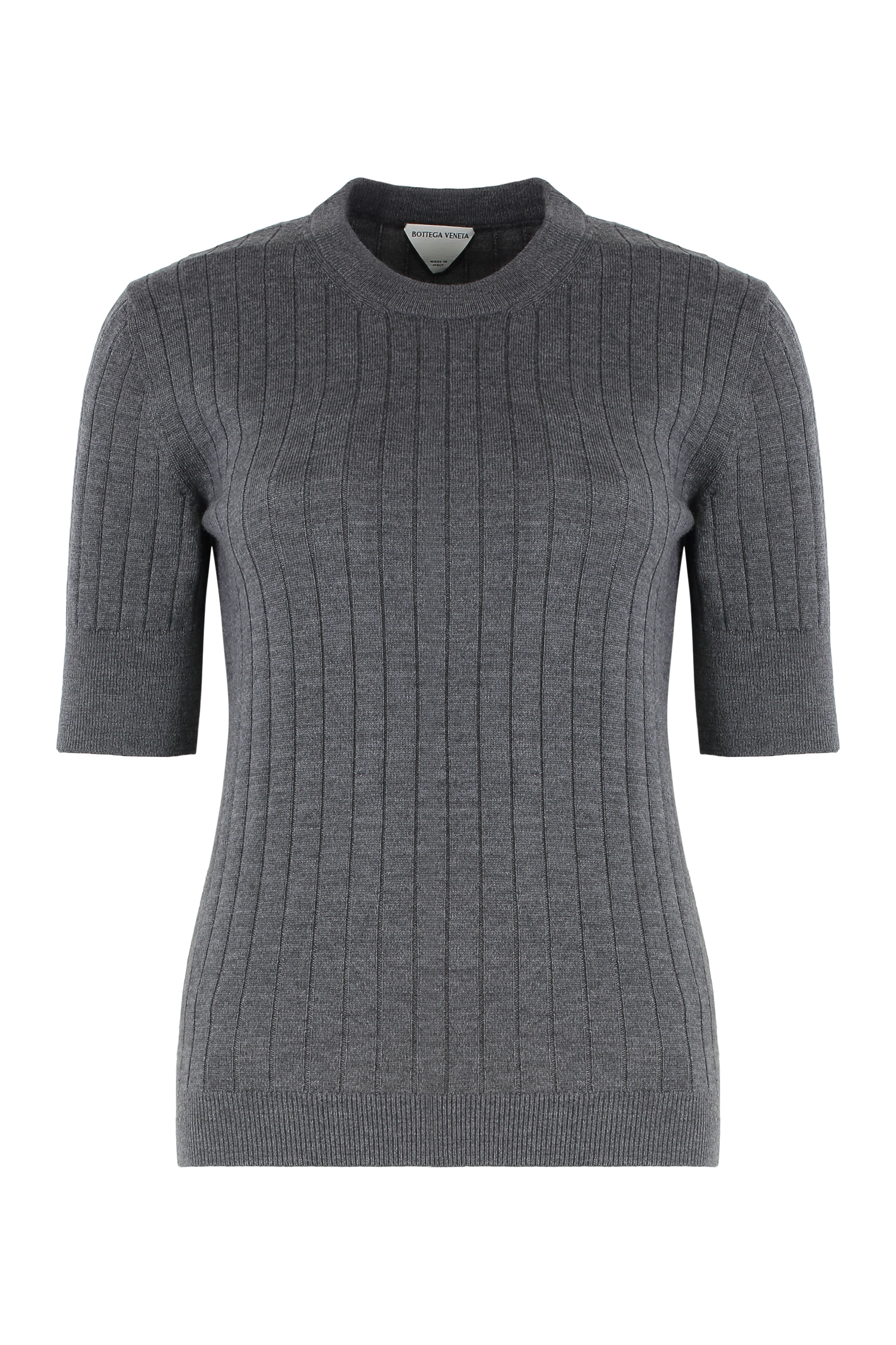 Cotton short sleeve sweater