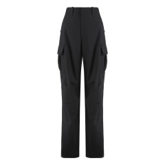 Wool cargo trousers