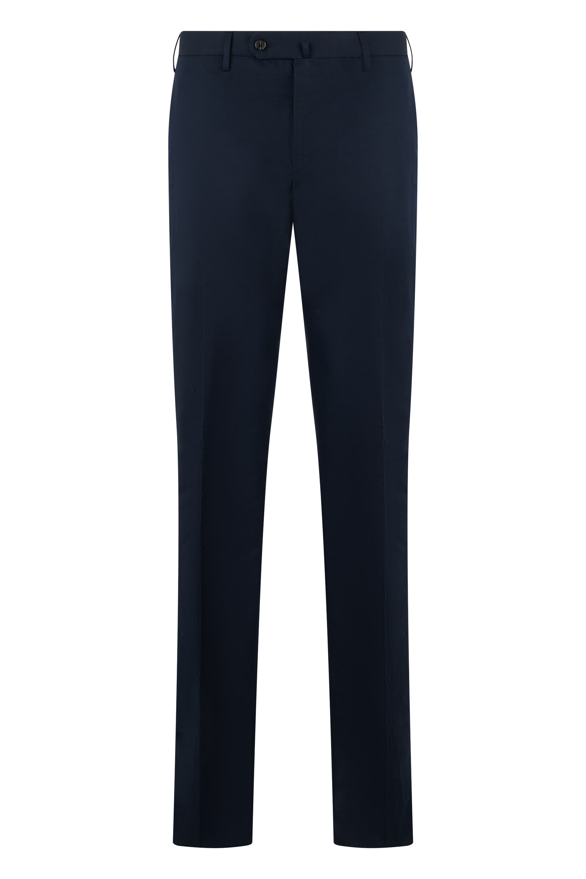 Slim fit cotton trousers