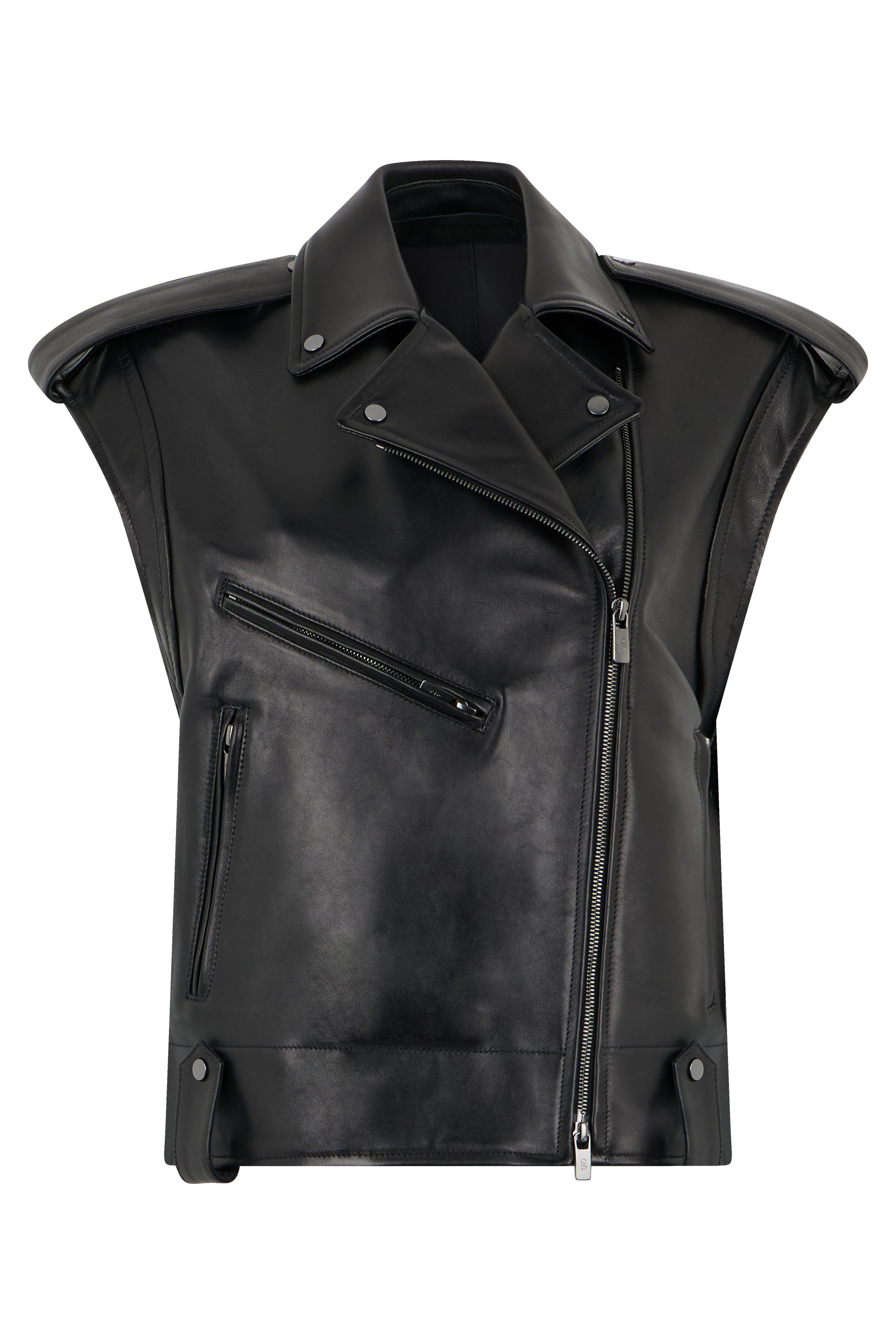 Leather vest