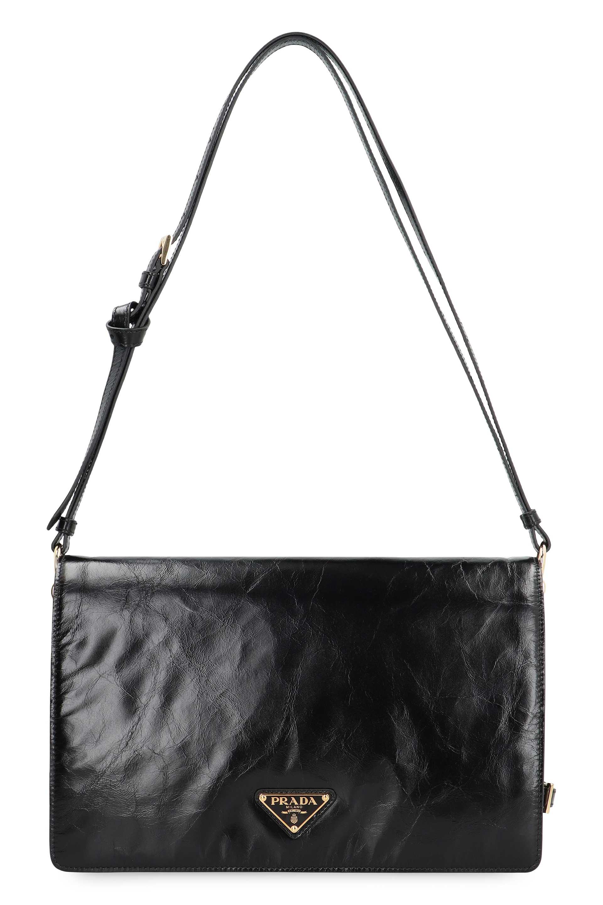 Shoulder bag in leather