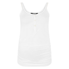 Cotton ribbed tank top