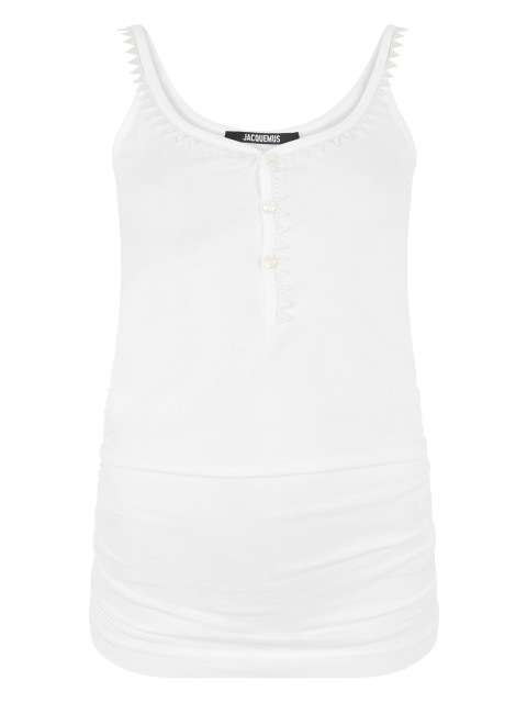 Cotton ribbed tank top