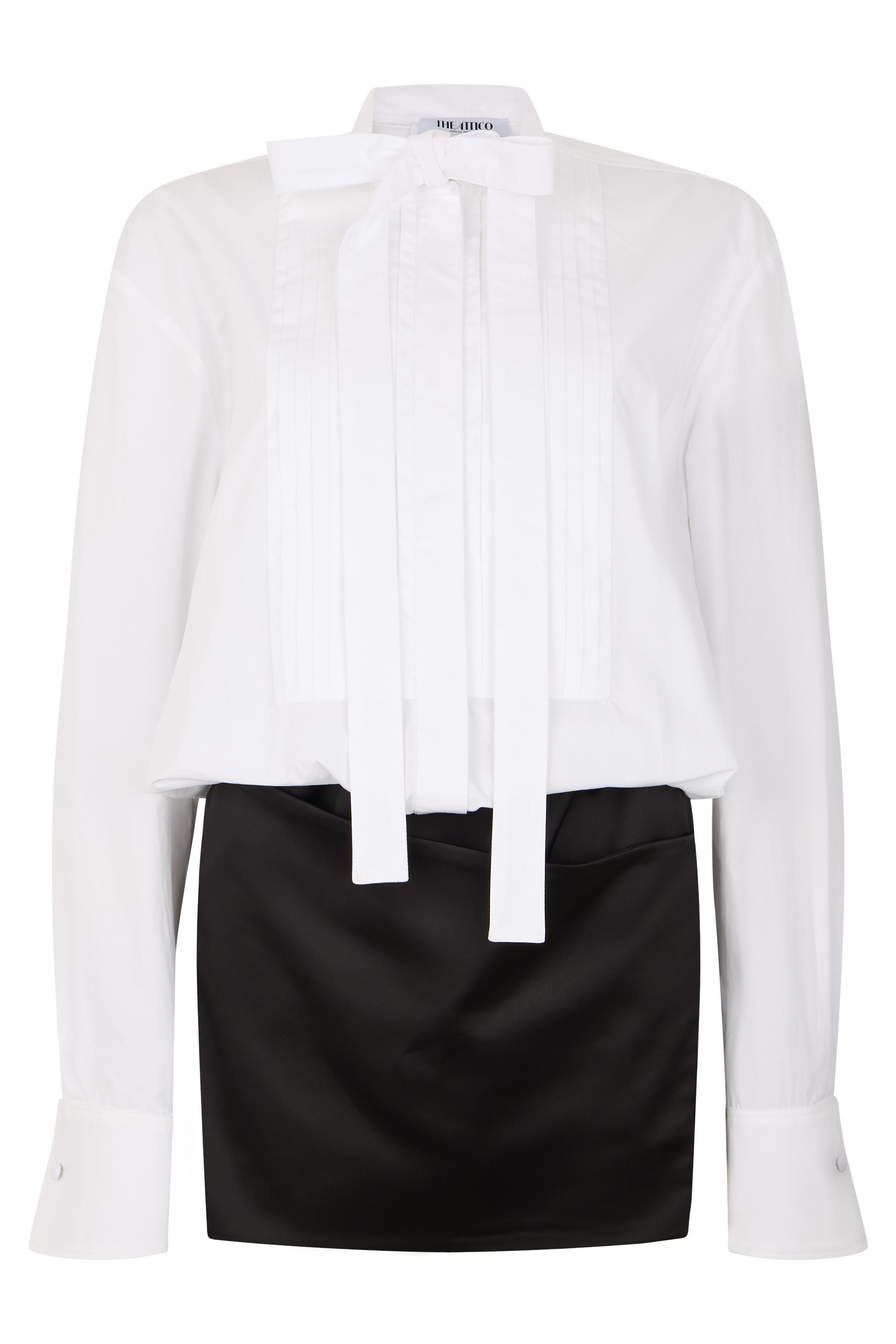 Short dress made of cotton and polyester