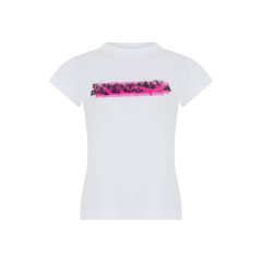 Cotton T-shirt messy spray