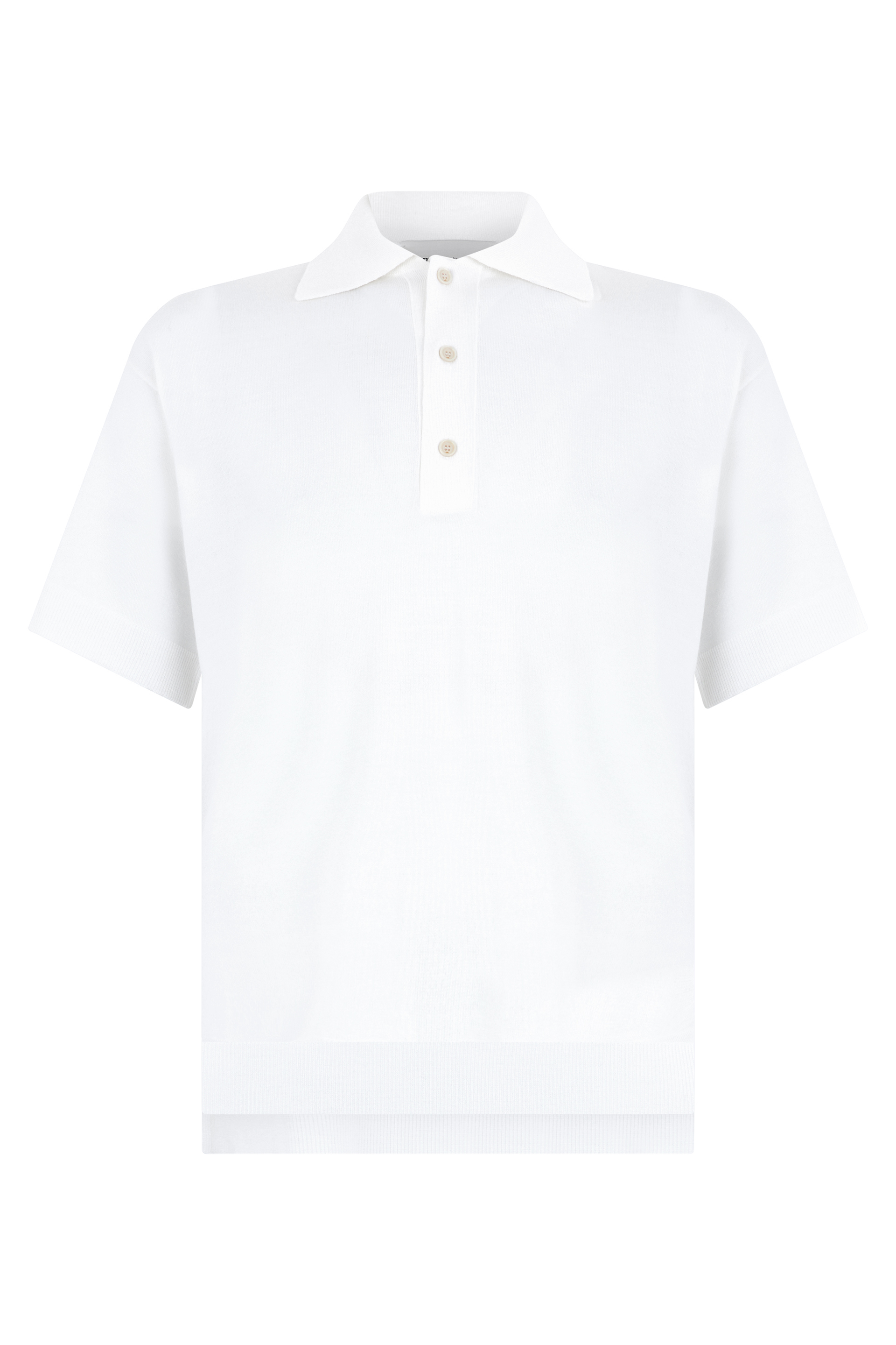Sweater in a wool and silk mix with short sleeves