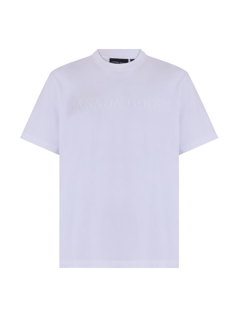 T-shirt with embroidered logo