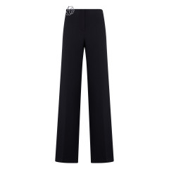 Straight pants with pink