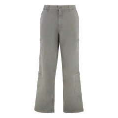 Stretch cotton trousers