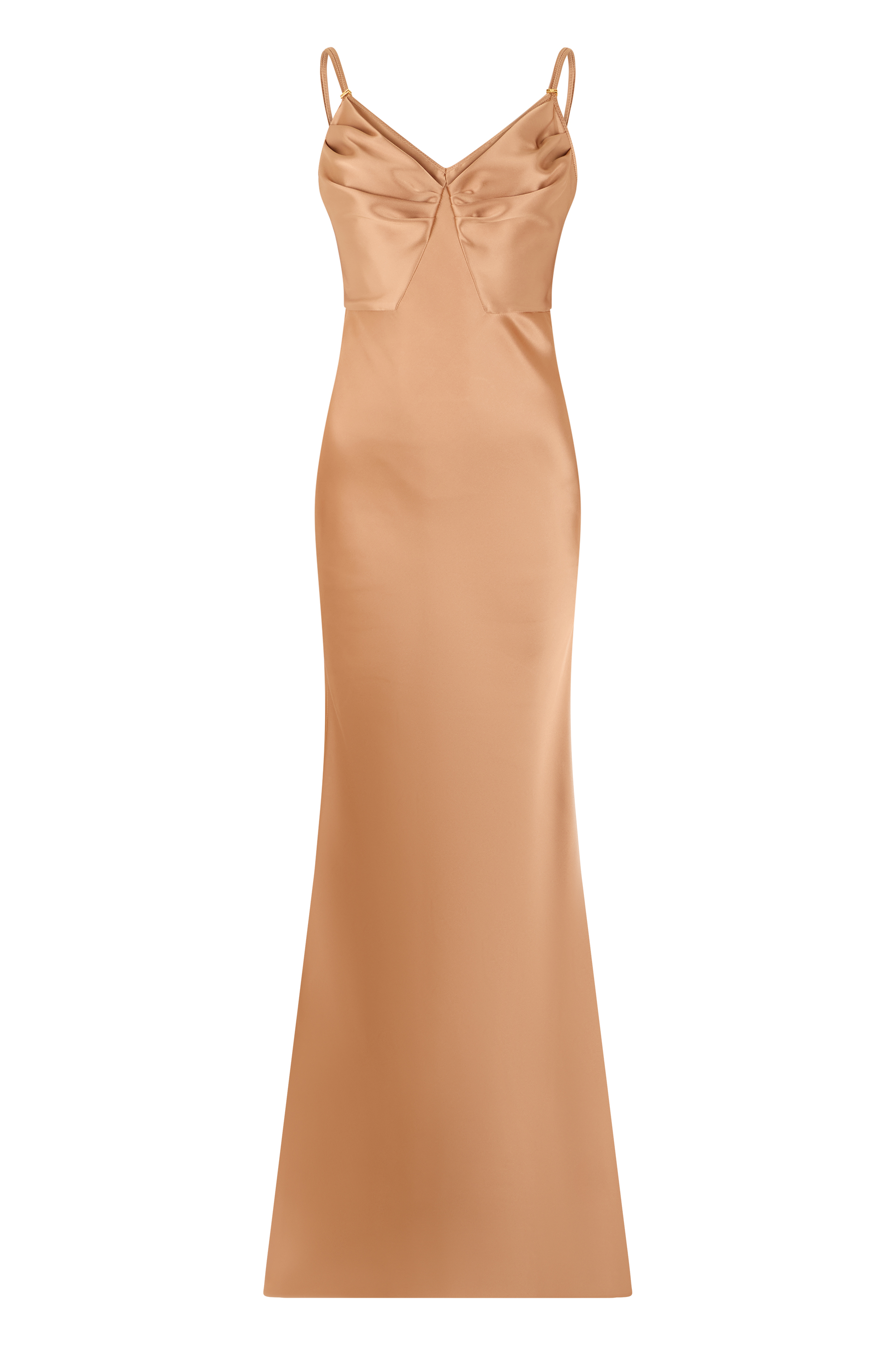 Long elegant dress with V-neck