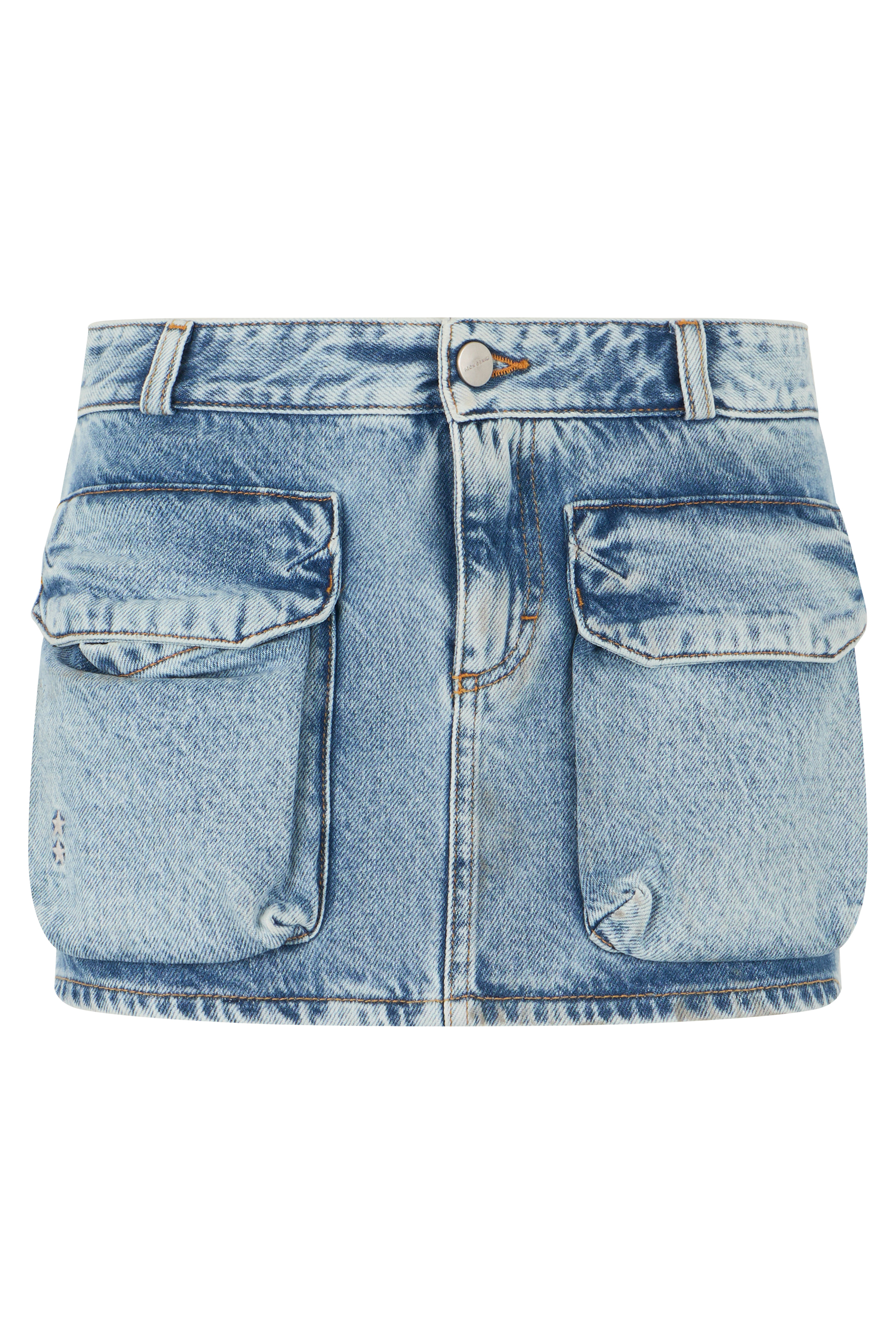Gonna cargo in denim