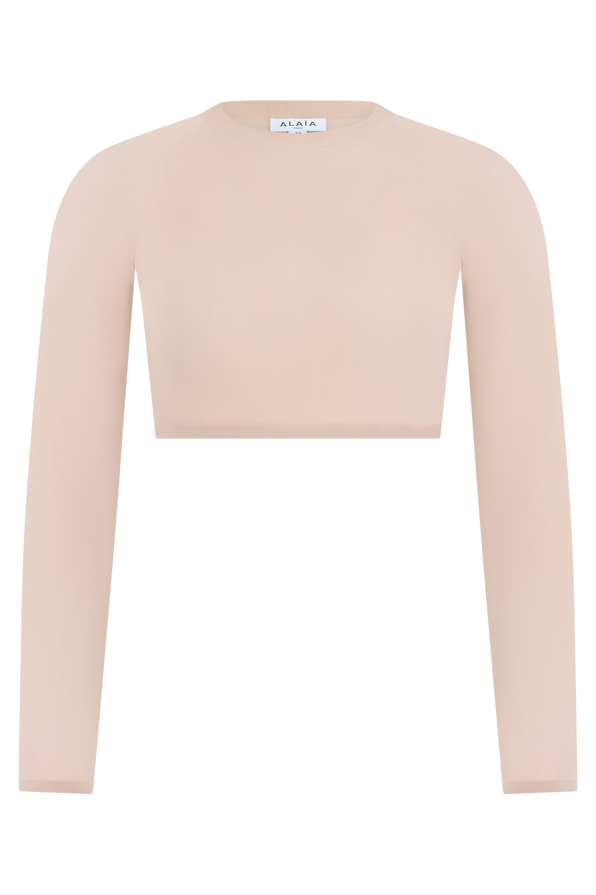 Long sleeve cropped top