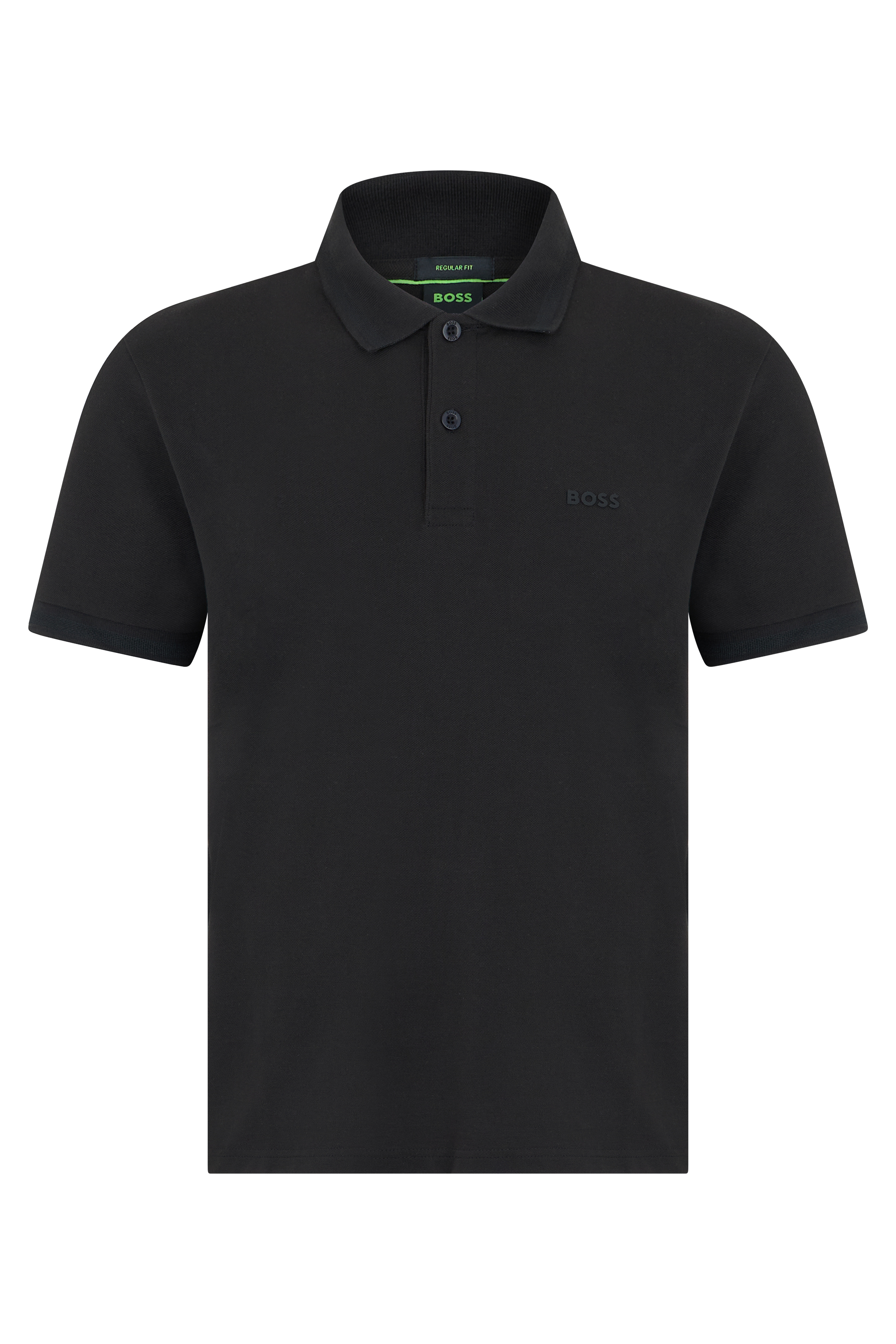 Cotton polo with short sleeves