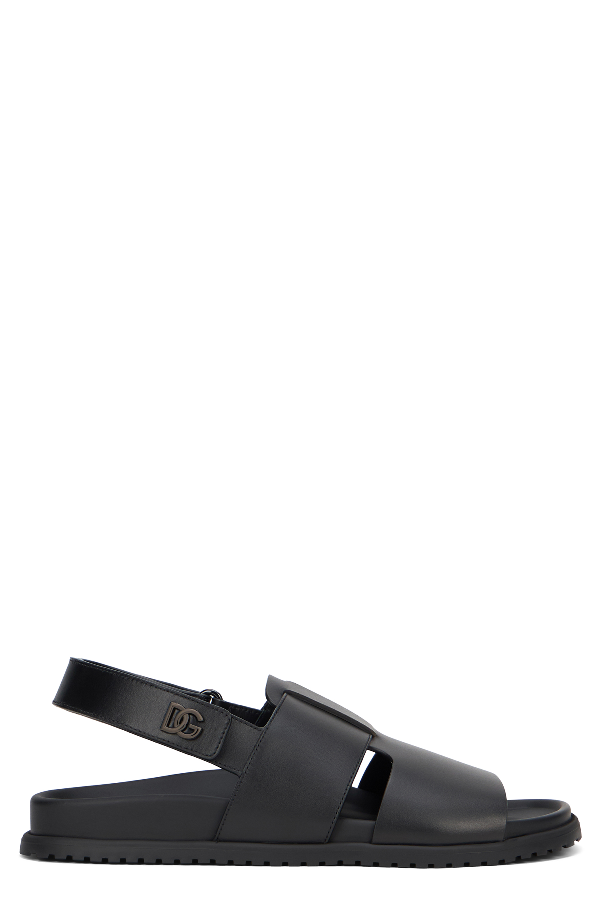 Smooth leather sandals