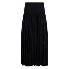 Long skirt with crinkled effect