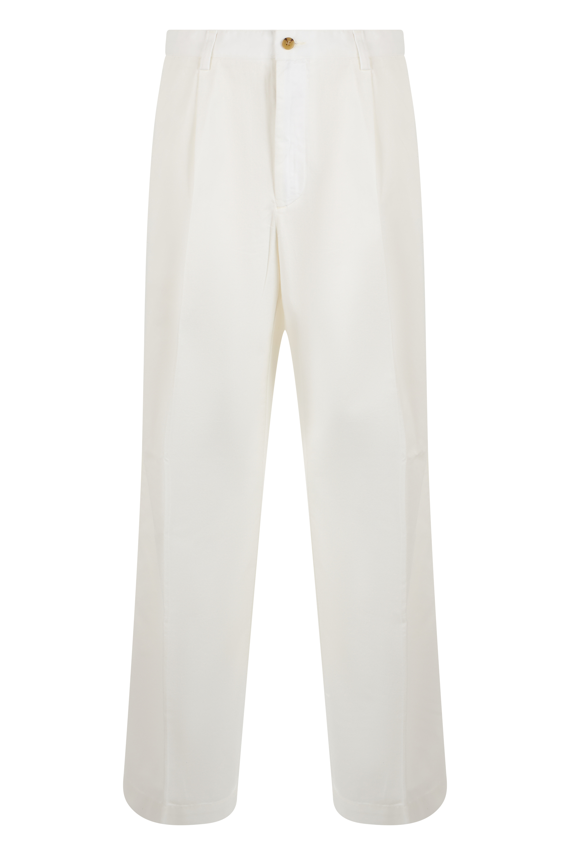 Straight trousers with pleats