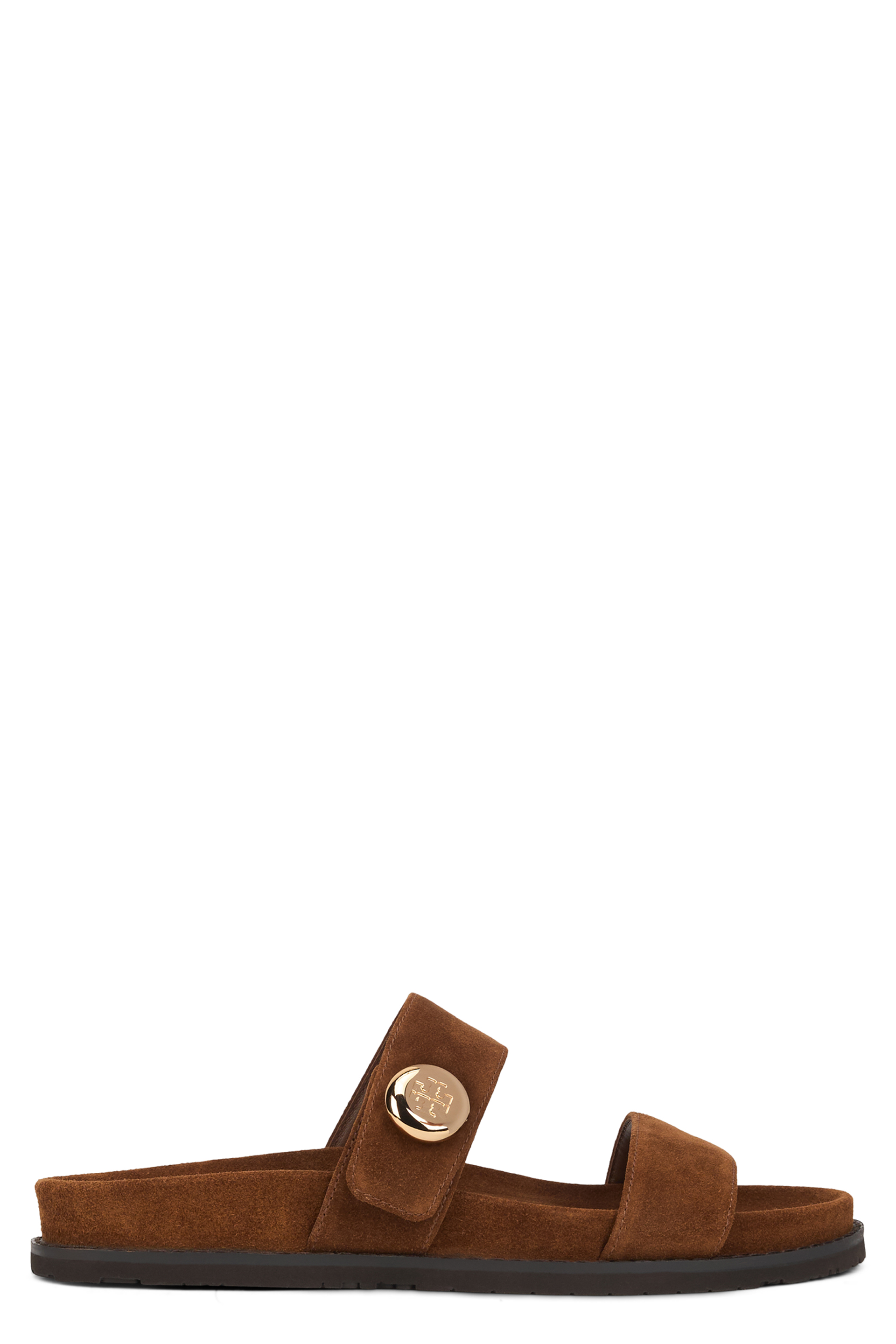 Low sandals in smooth leather