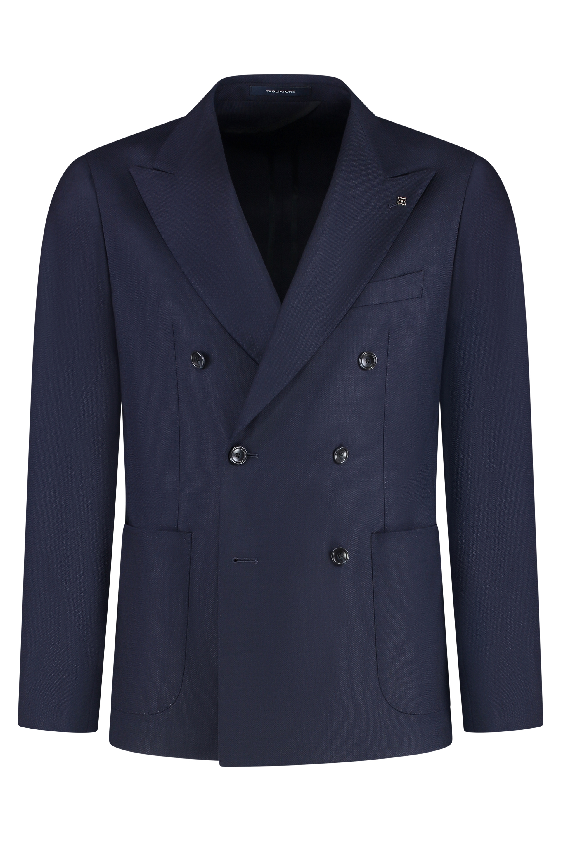 Double-breasted virgin wool jacket