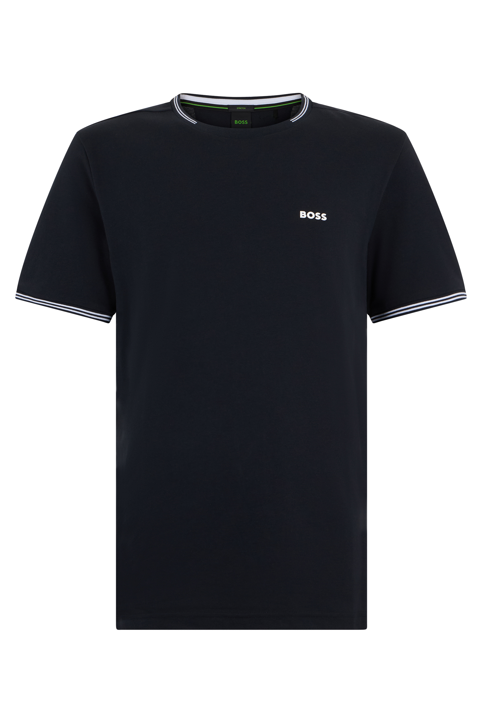 Cotton elastic t-shirt
