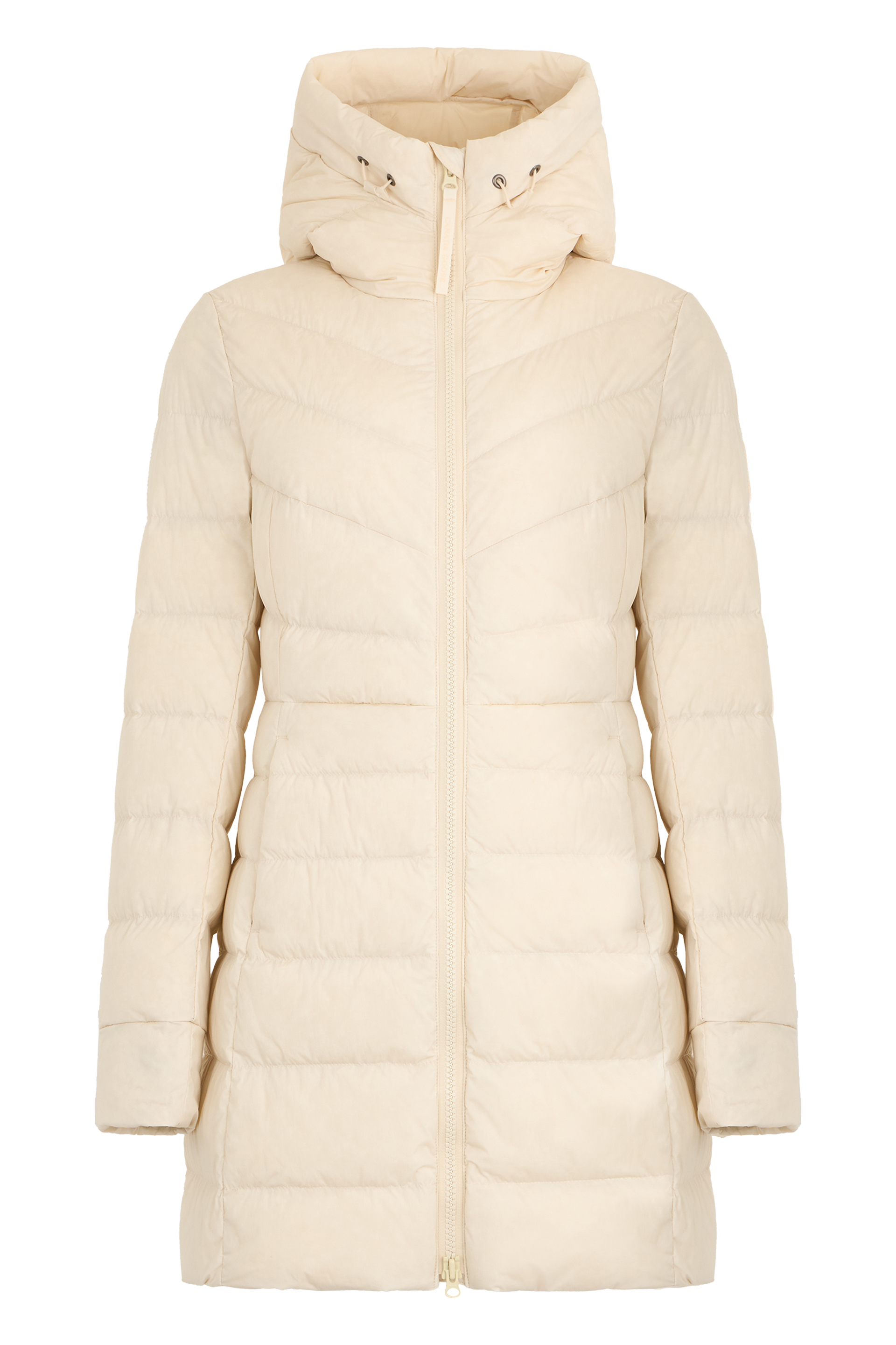 Padded coat with hood