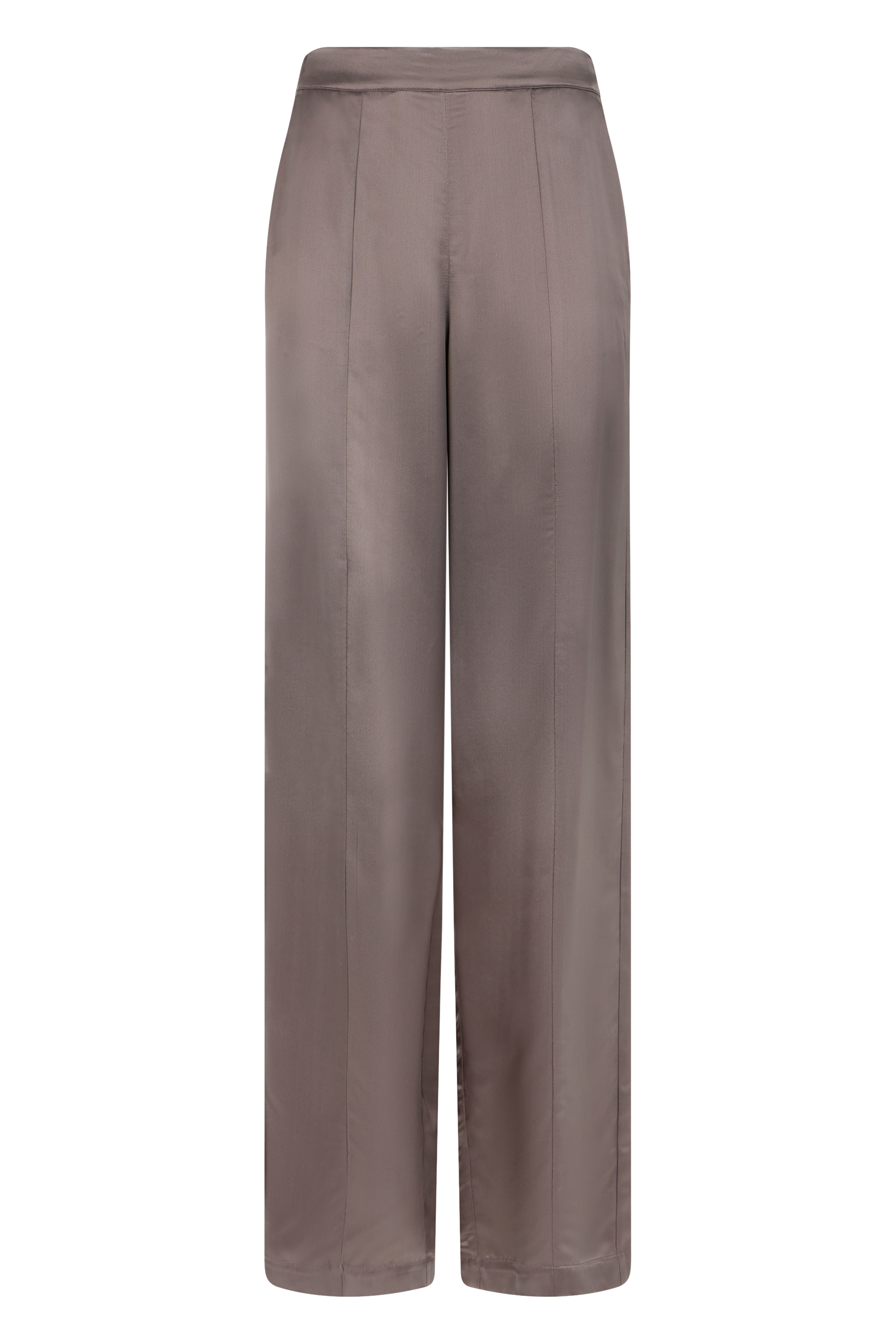 Loose satin trousers