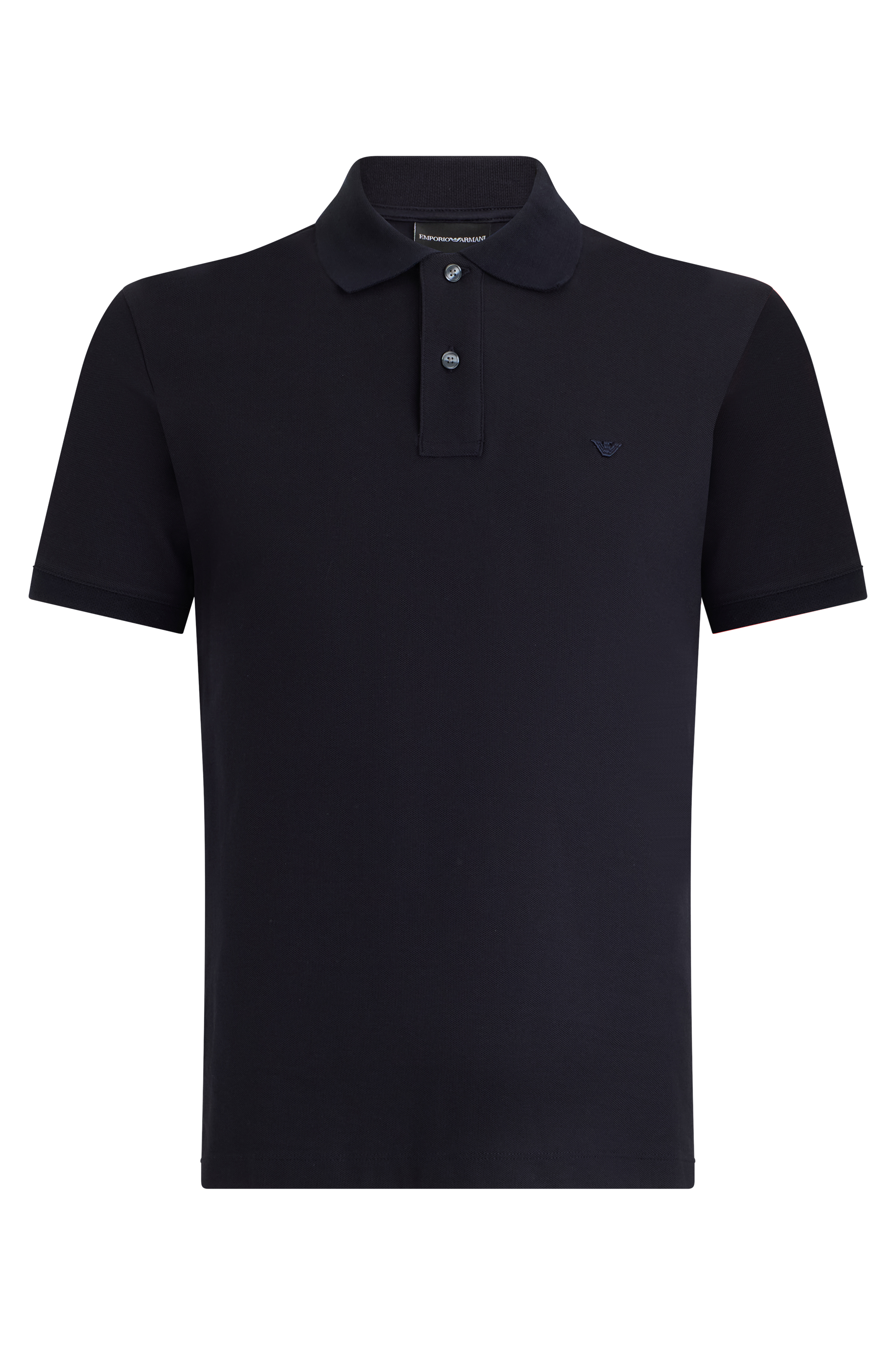 Cotton polo with short sleeves