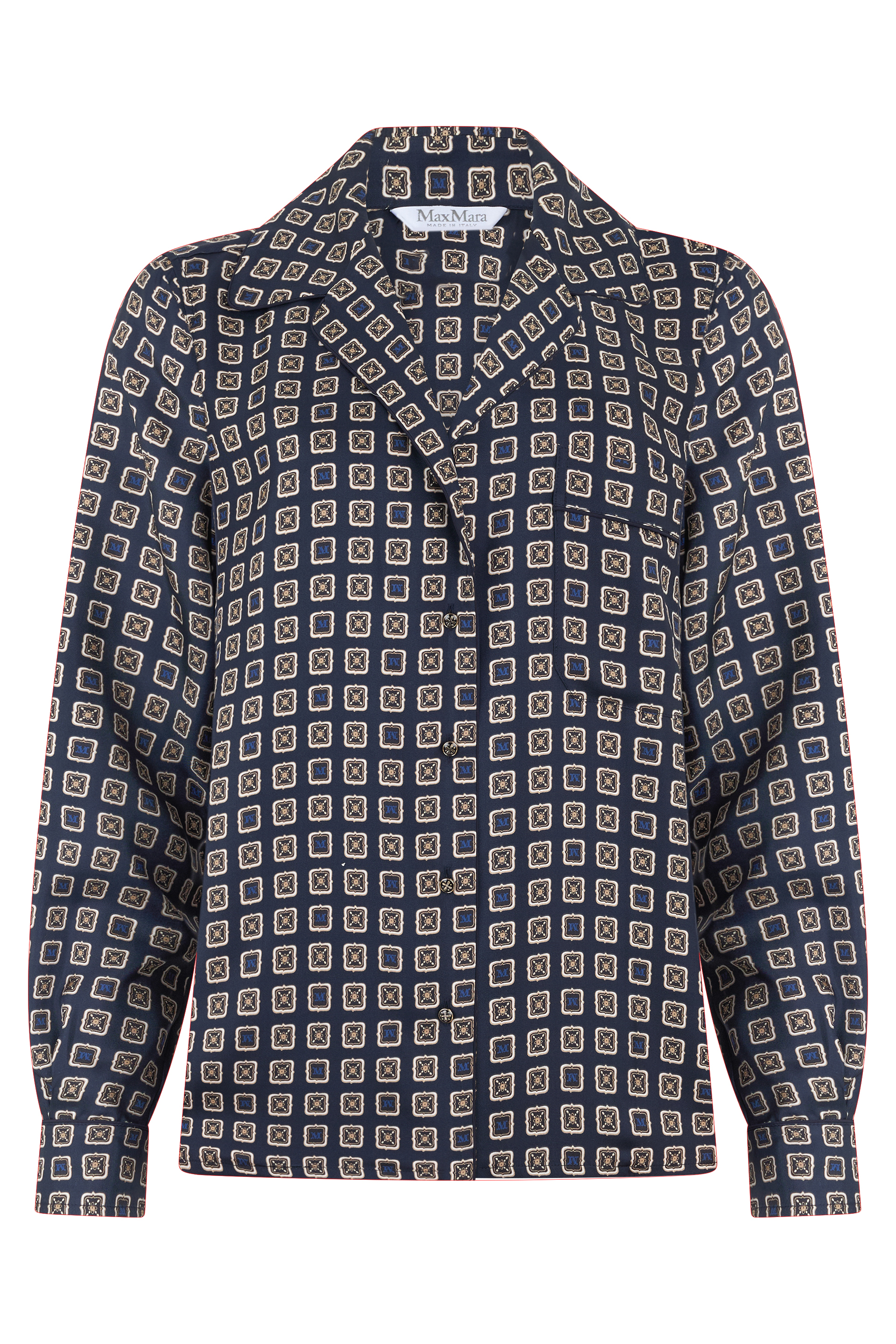 Silk printed shirt
