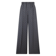 Wide Leg Silk Pants