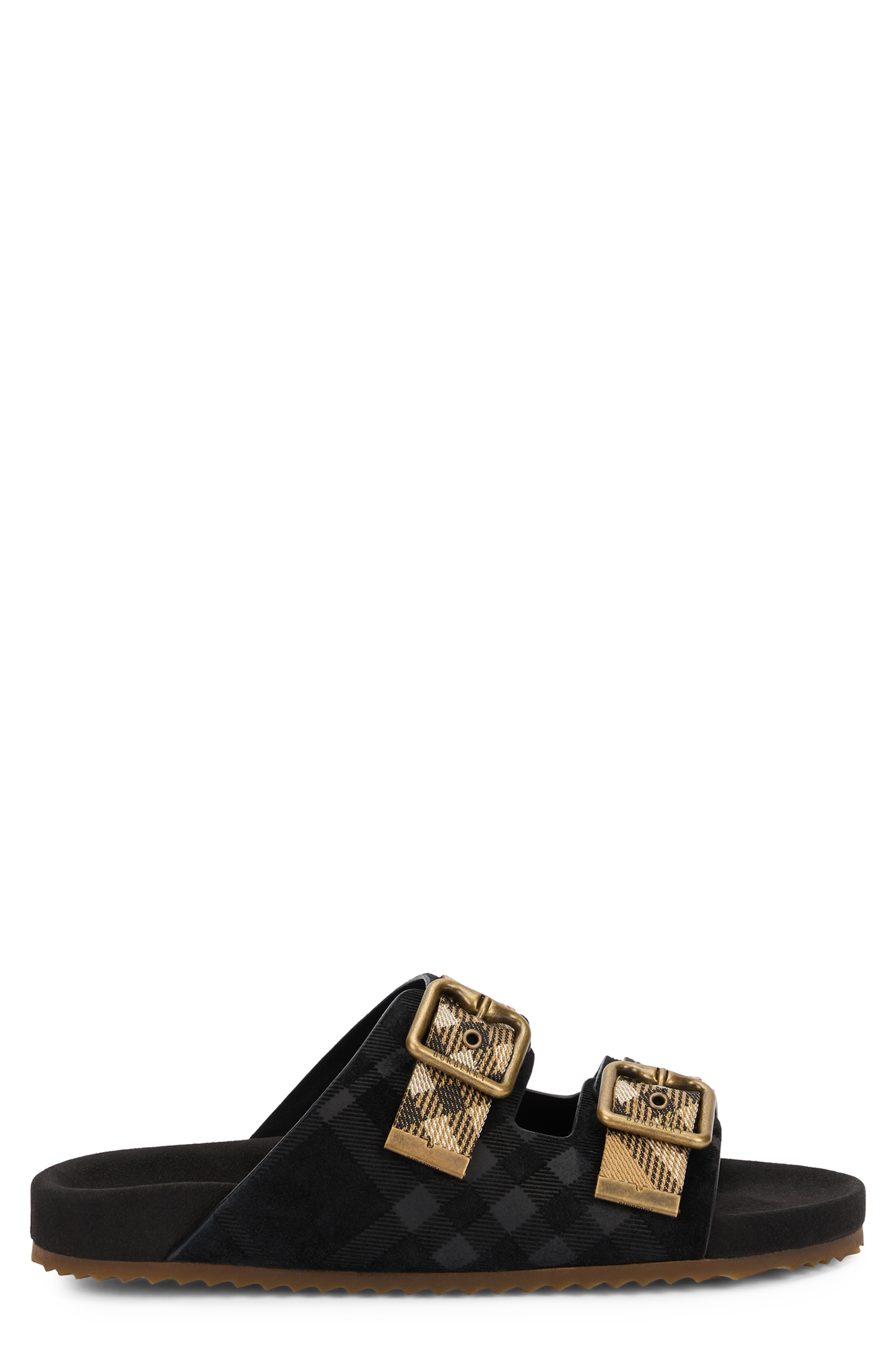 Slippers with buckles