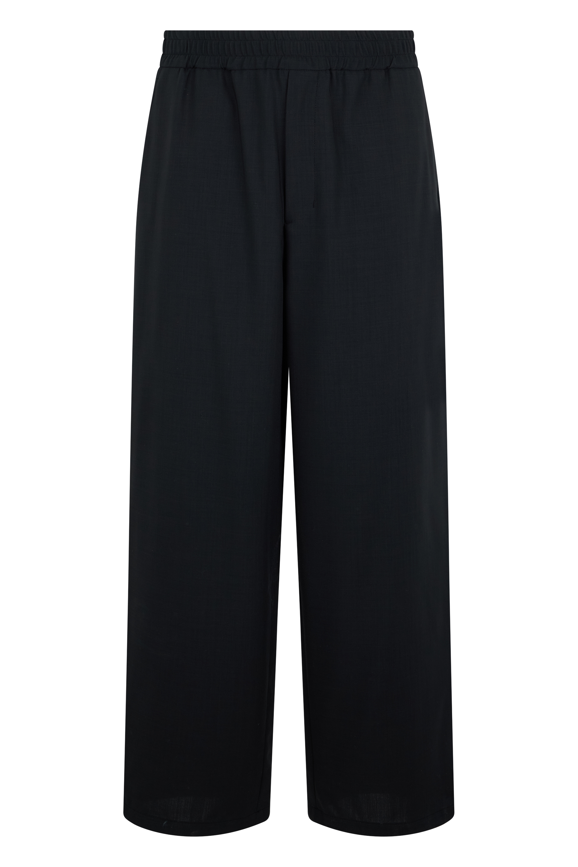 Tailored pants with elastic waist