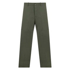 Straight cotton pants