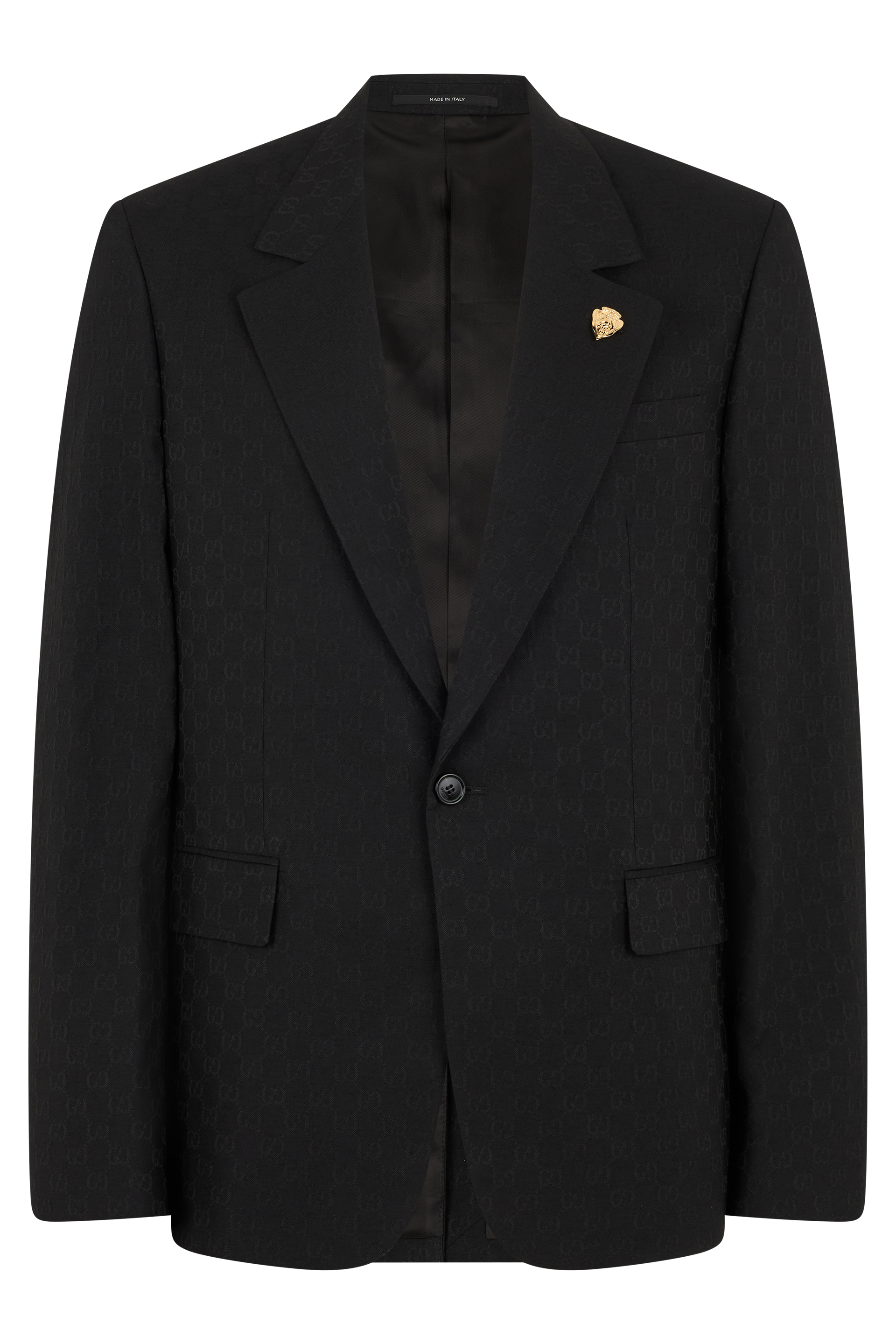 Single-breasted jacket in wool blend