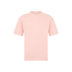 Cotton t-shirt with embroidered logo