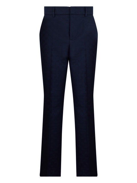 Cotton gabardine trousers