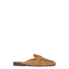 Suede mules