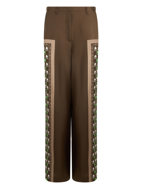 Silk satin pants