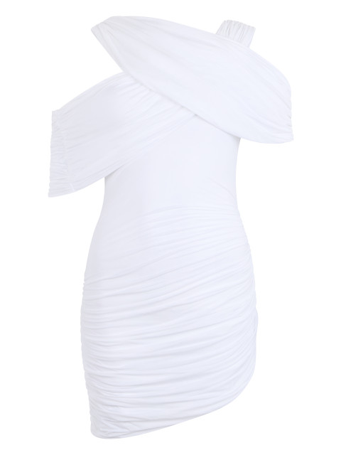 Asymmetrical short dress