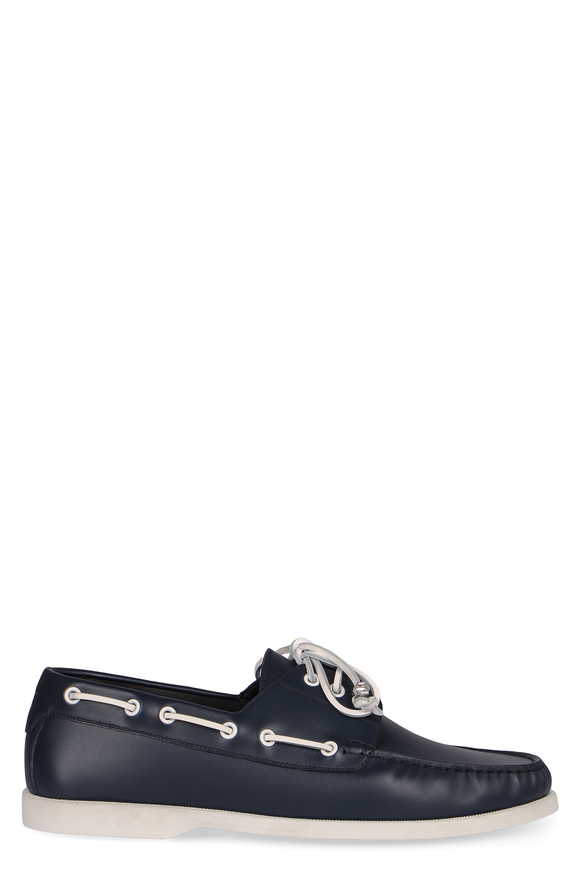 Celine Bateau Leather boat shoes