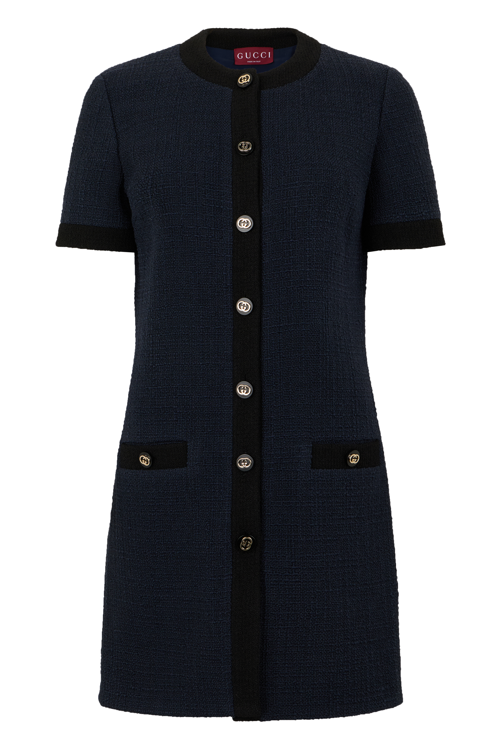 Mini dress in wool