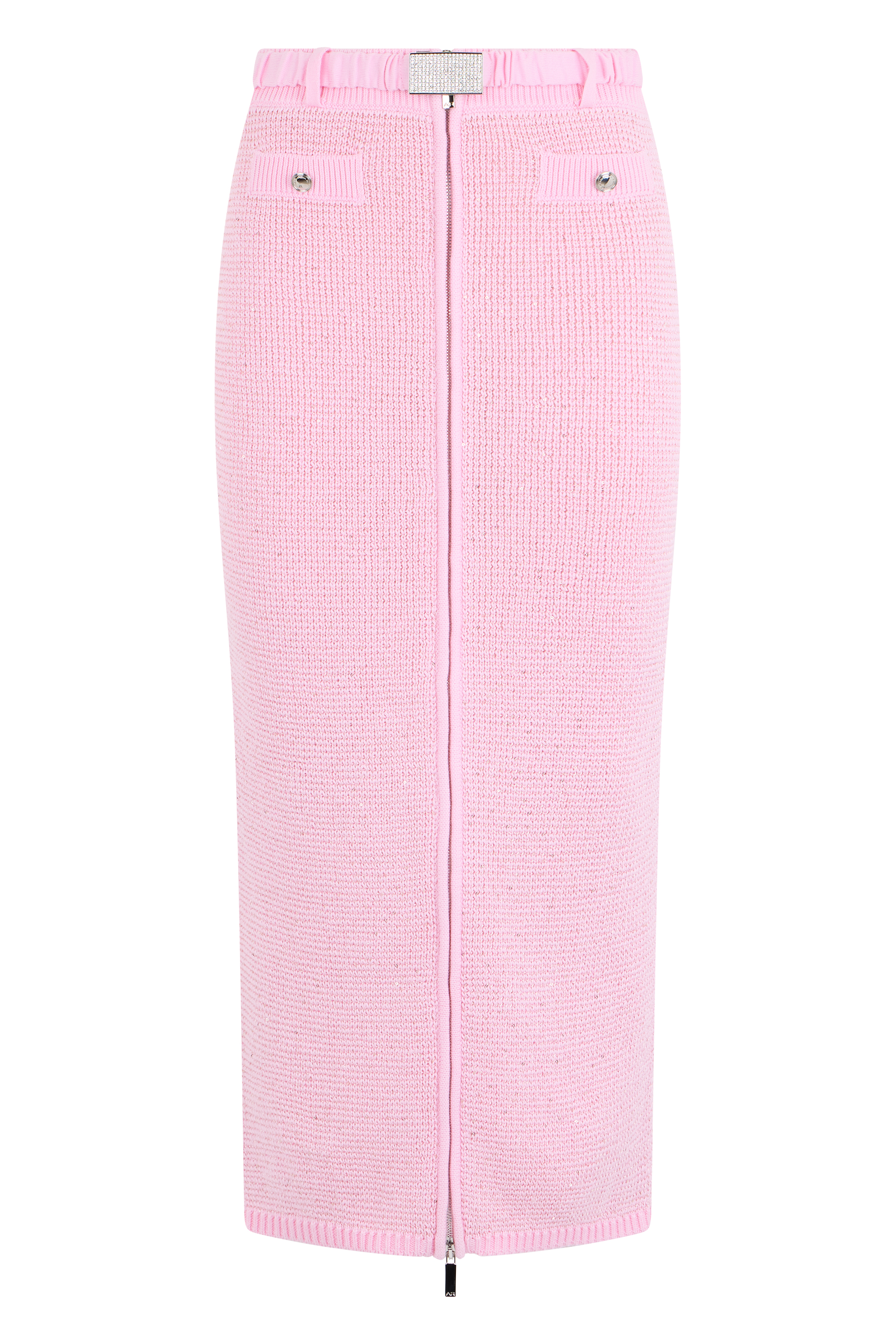 Gonna midi in blended cotton
