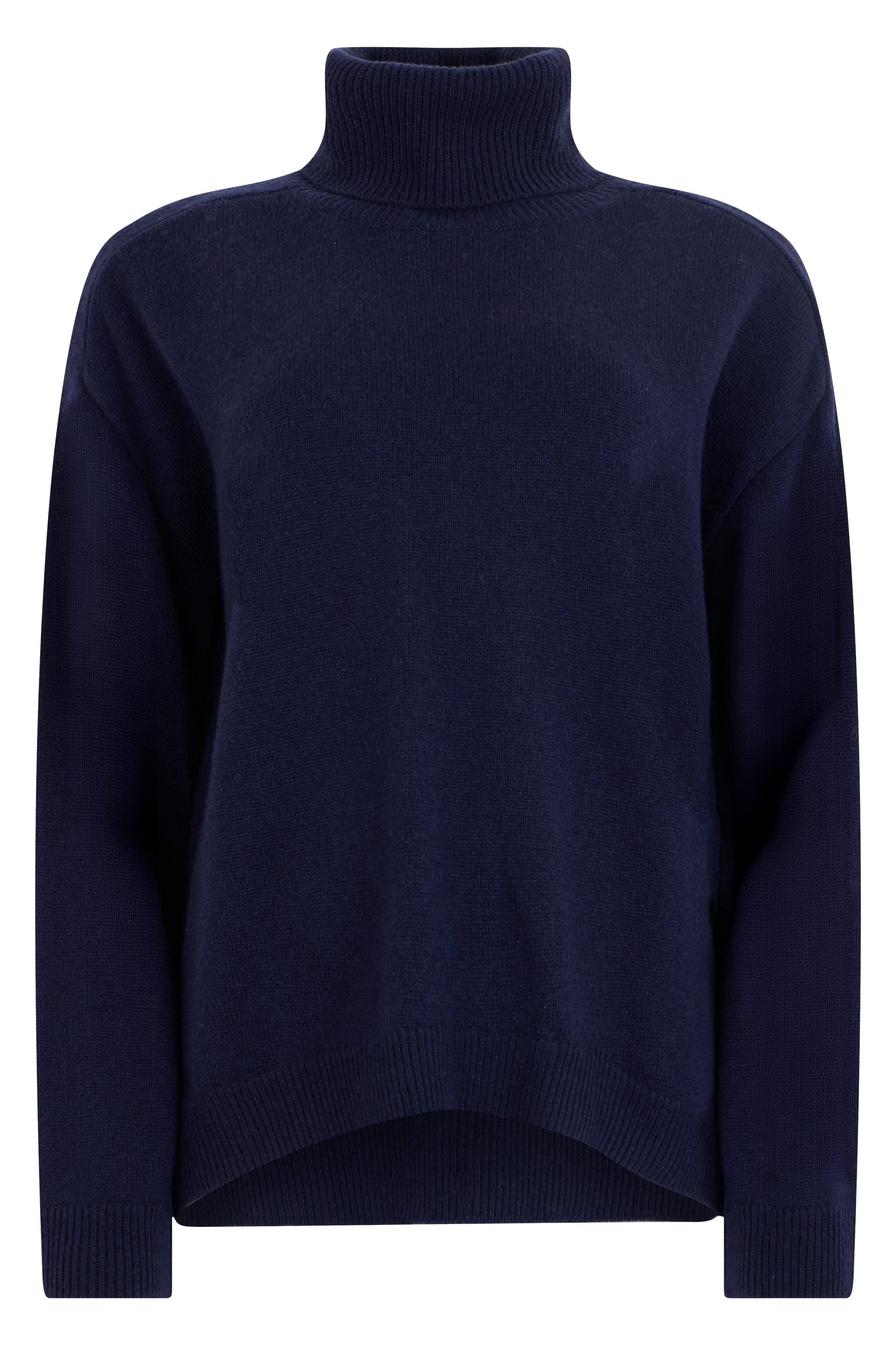 Cotton high-neck sweater