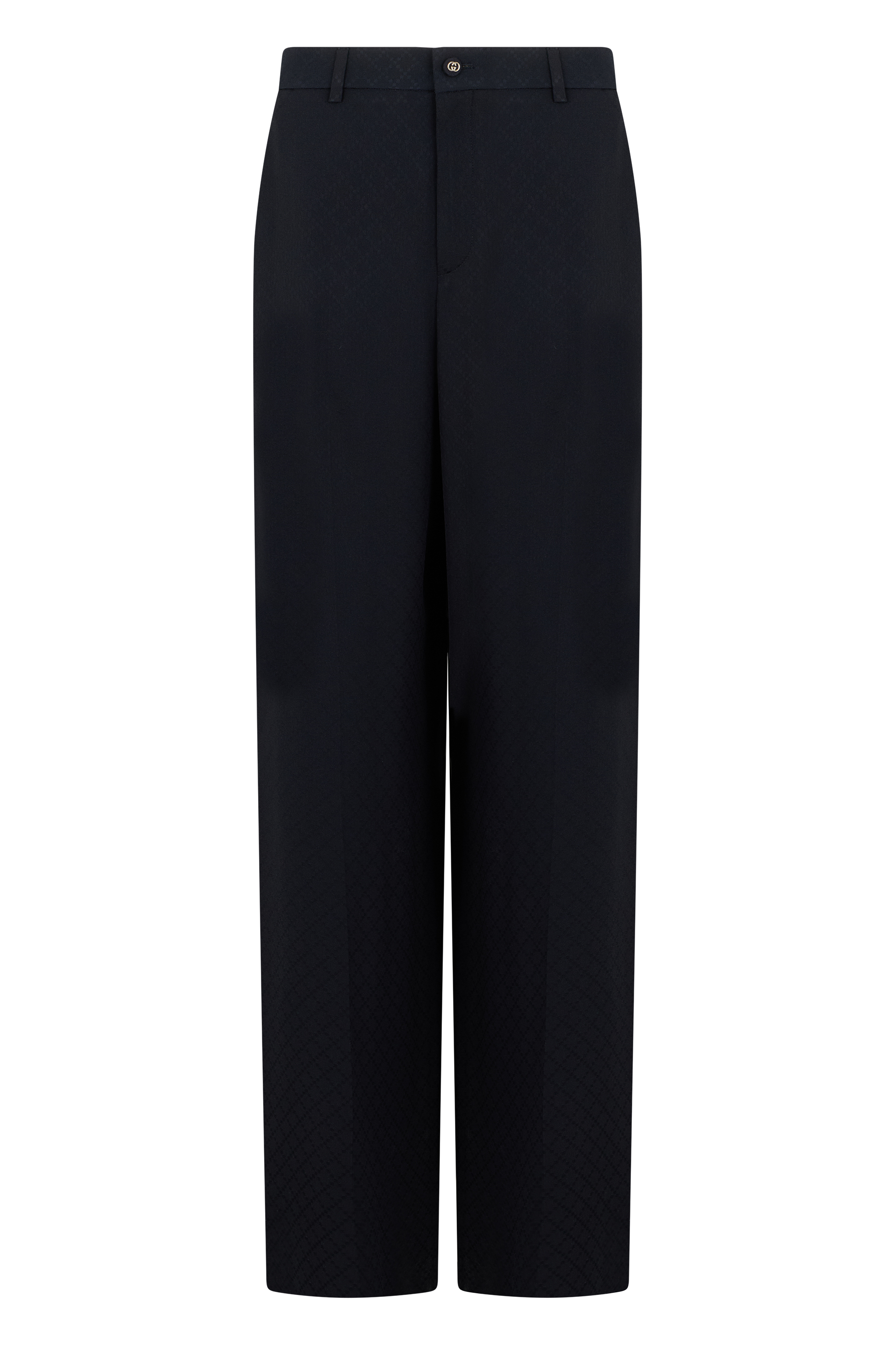 Loose pants with geometric pattern