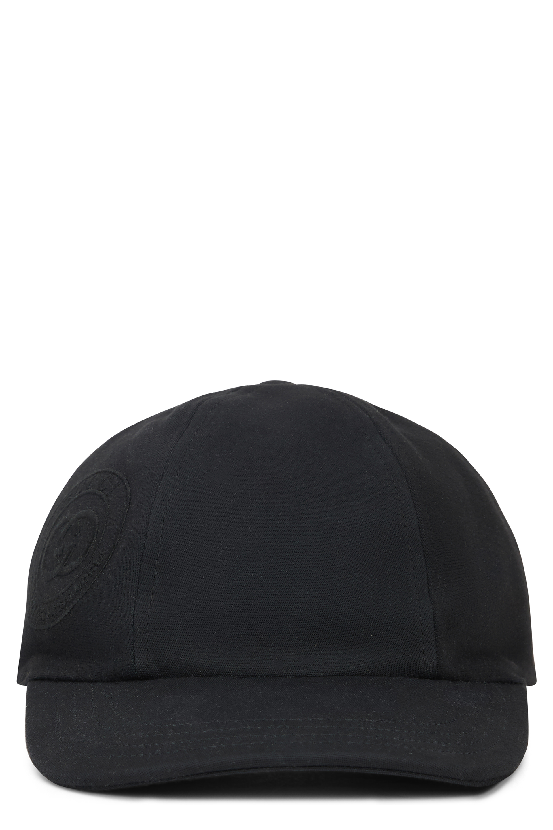 Cap with curved brim in cotton
