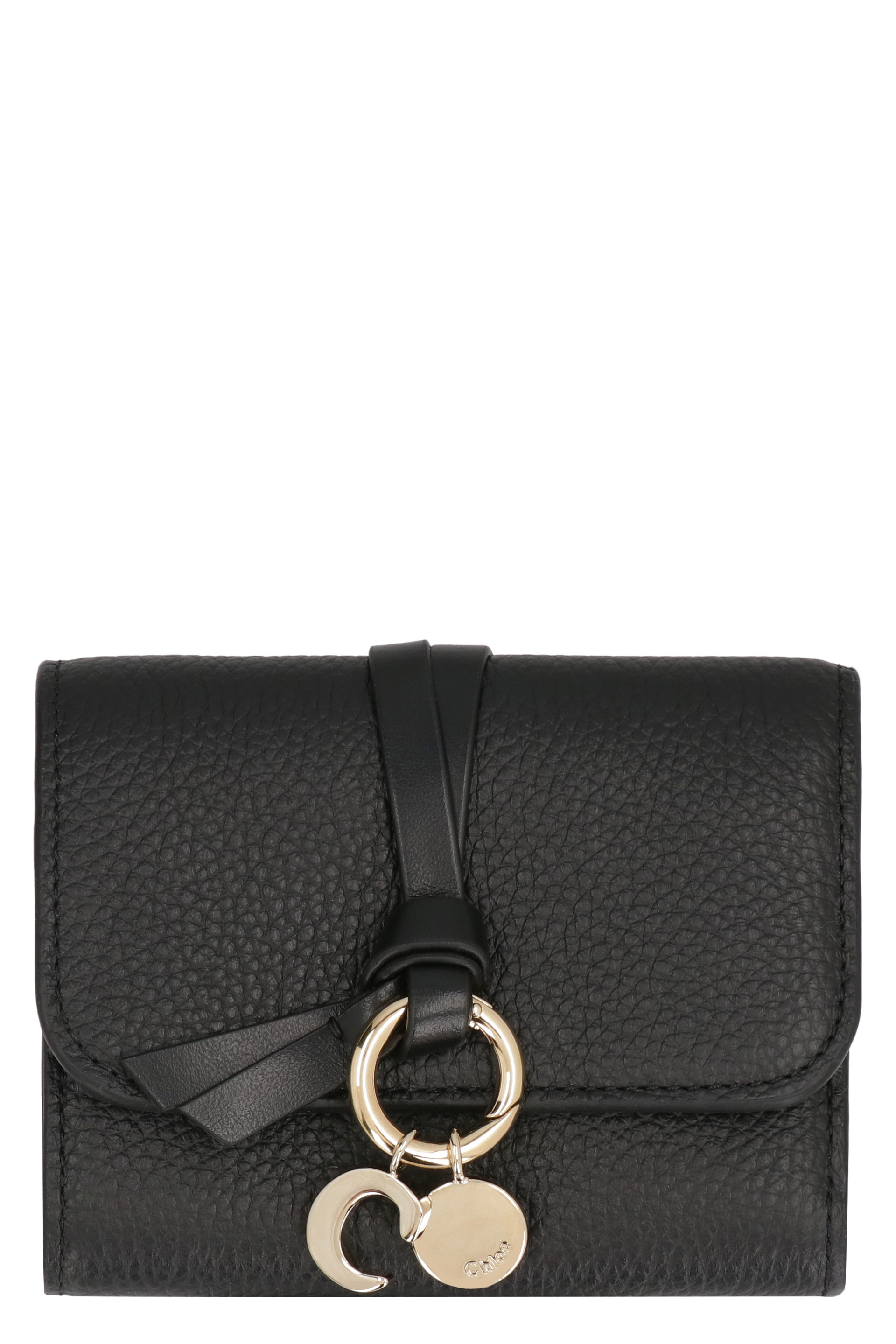 piccolo Alphabet leather tri-fold wallet