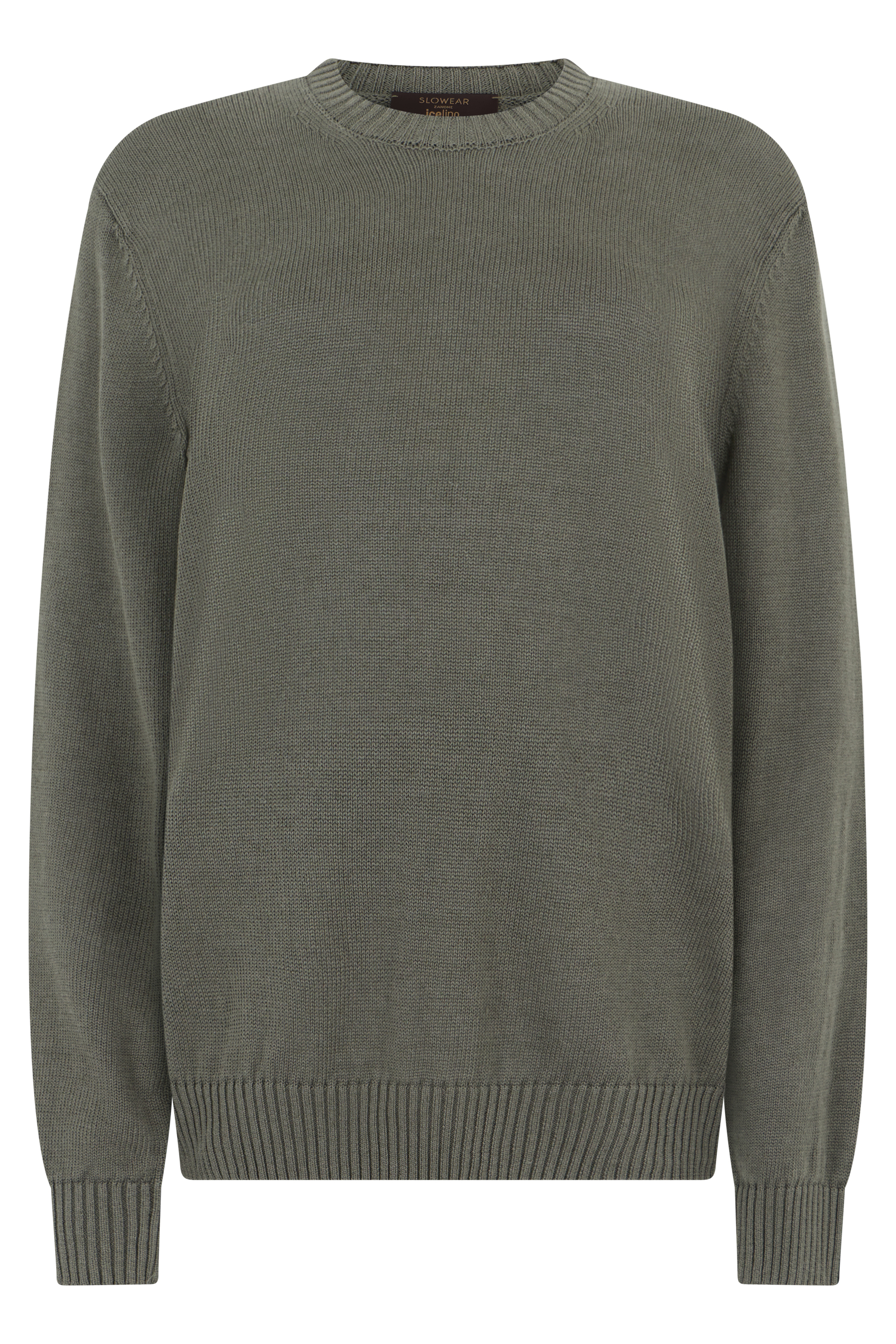 Sweater in a linen and cotton blend