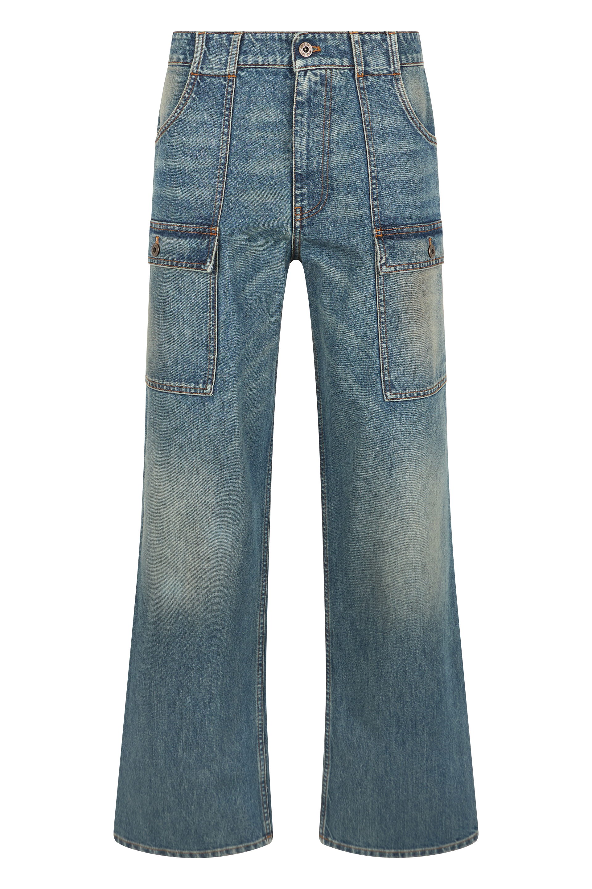 Cotton jeans with pockets
