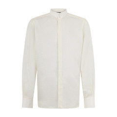 Silk shirt with long sleeves